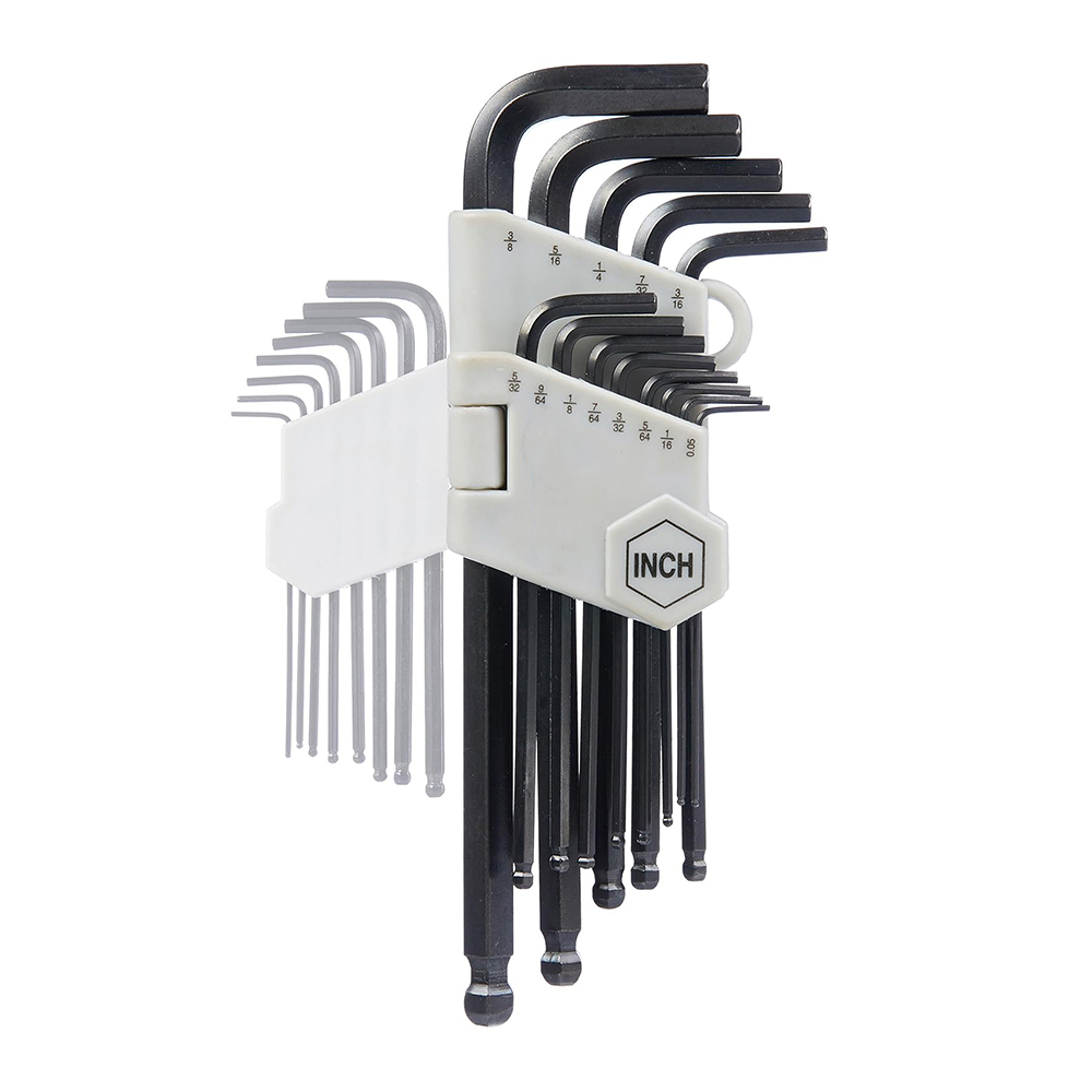 Hex Key Allen Wrench Set 13-piece With Three Shapes High Hardness S2 Alloy Steel